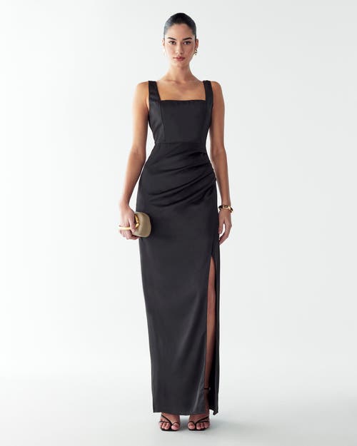 Willa Detroit Maxi Dress In Black