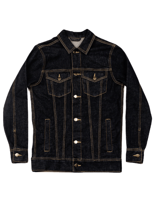 Dapper Boi Indigo Denim Jacket In Indigo