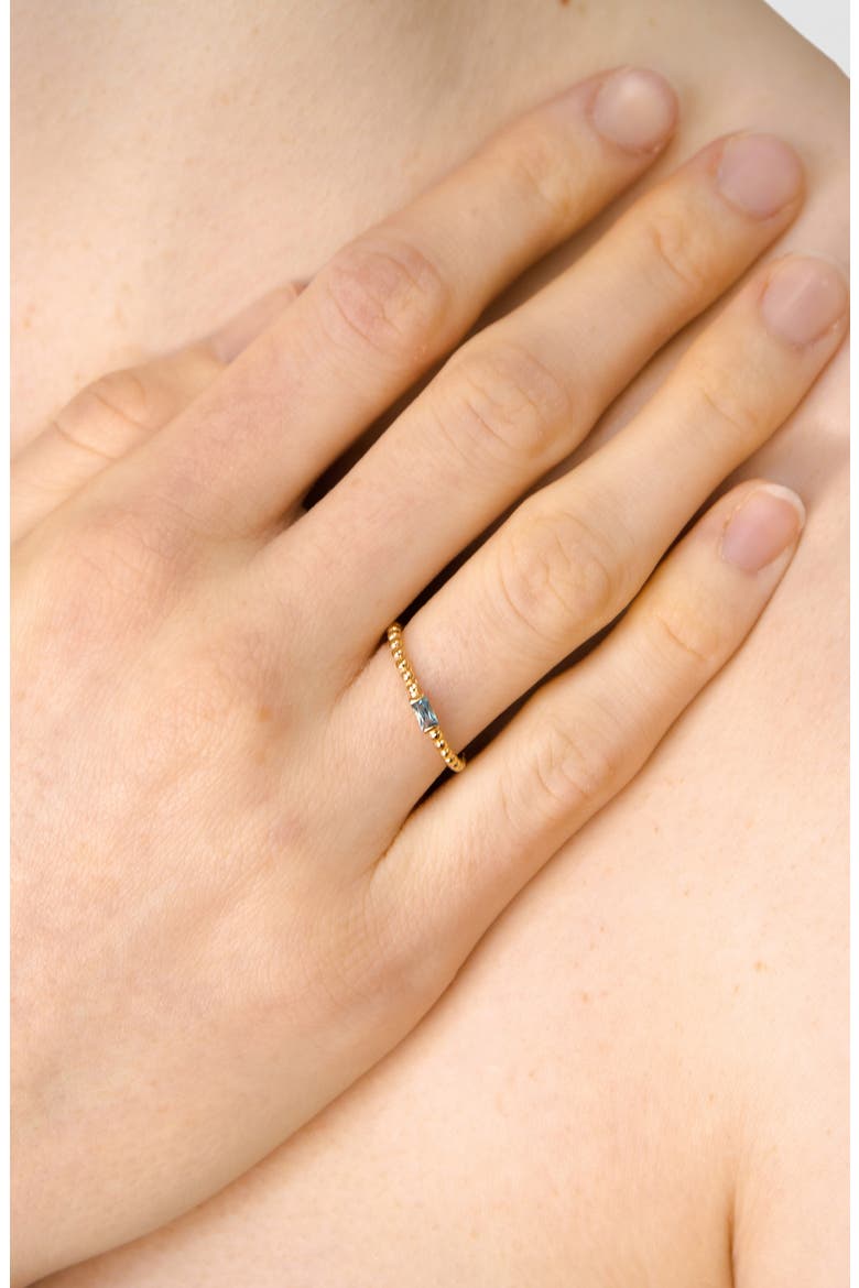 Dew Drop Blue Topaz Ring, Alternate, color, YELLOW GOLD/ BLUE