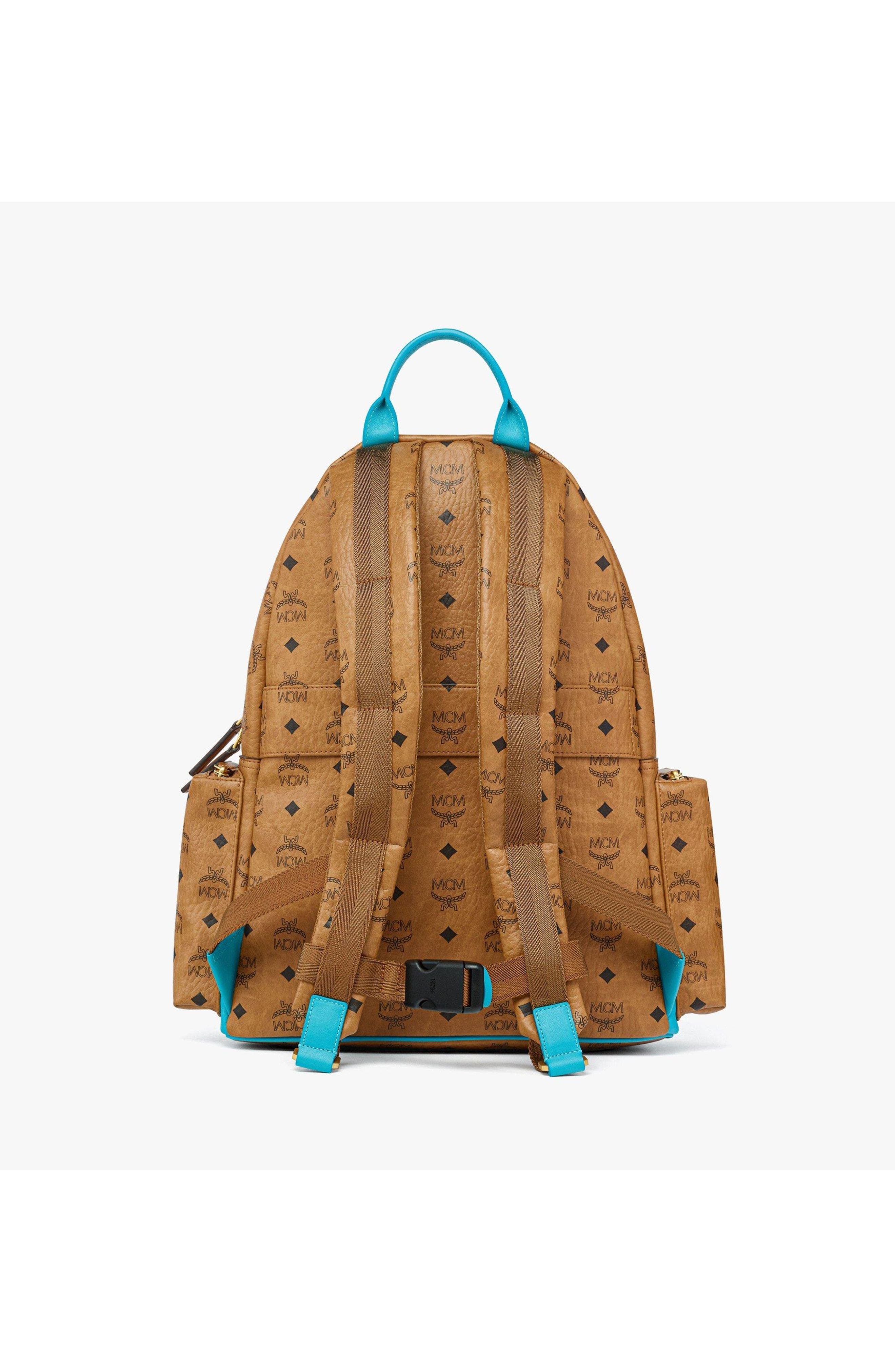 x We The Best Stark Backpack in Visetos, Alternate, color, Cognac