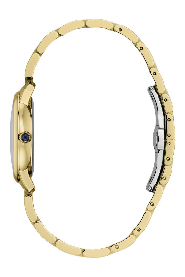 Classic Slimline Diamond Bracelet Watch, 30mm, Alternate, color, GOLD-TONE