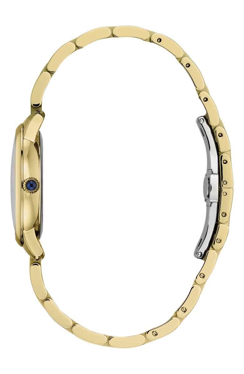FREDERIQUE CONSTANT Classic Slimline Diamond Bracelet Watch, 30mm, Alternate, color, Gold-Tone
