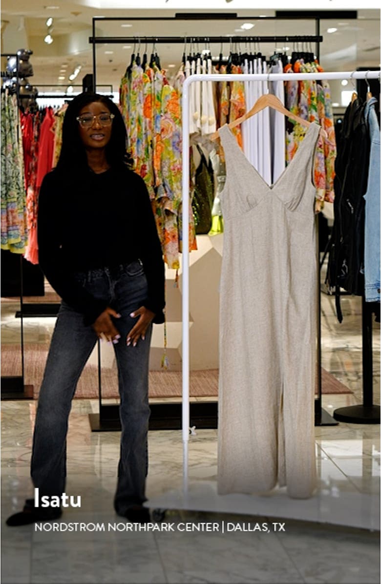 V-Neck Maxi Slipdress, sales video thumbnail