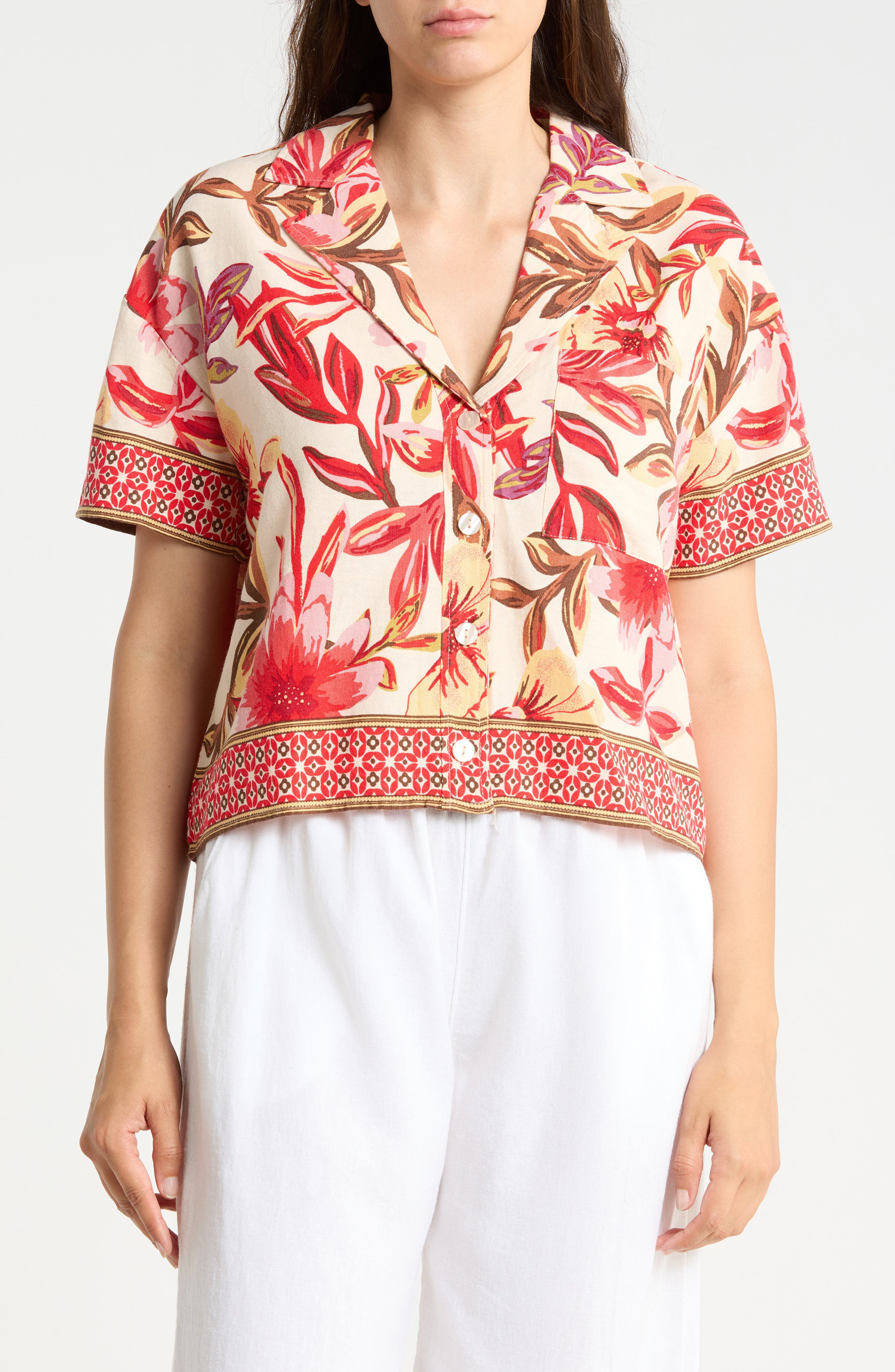 Print Camp Shirt