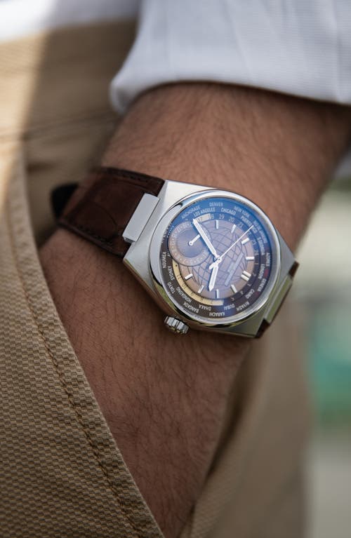 Frederique Constant Highlife Worldtimer Watch, 41mm In Brown