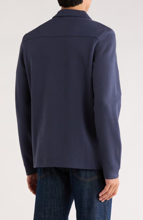 14th & Union Quarter Zip Sweateshirt In Blue