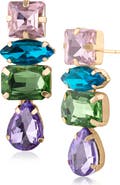 JARDIN Colorpop Multi Shape Drop Earrings
