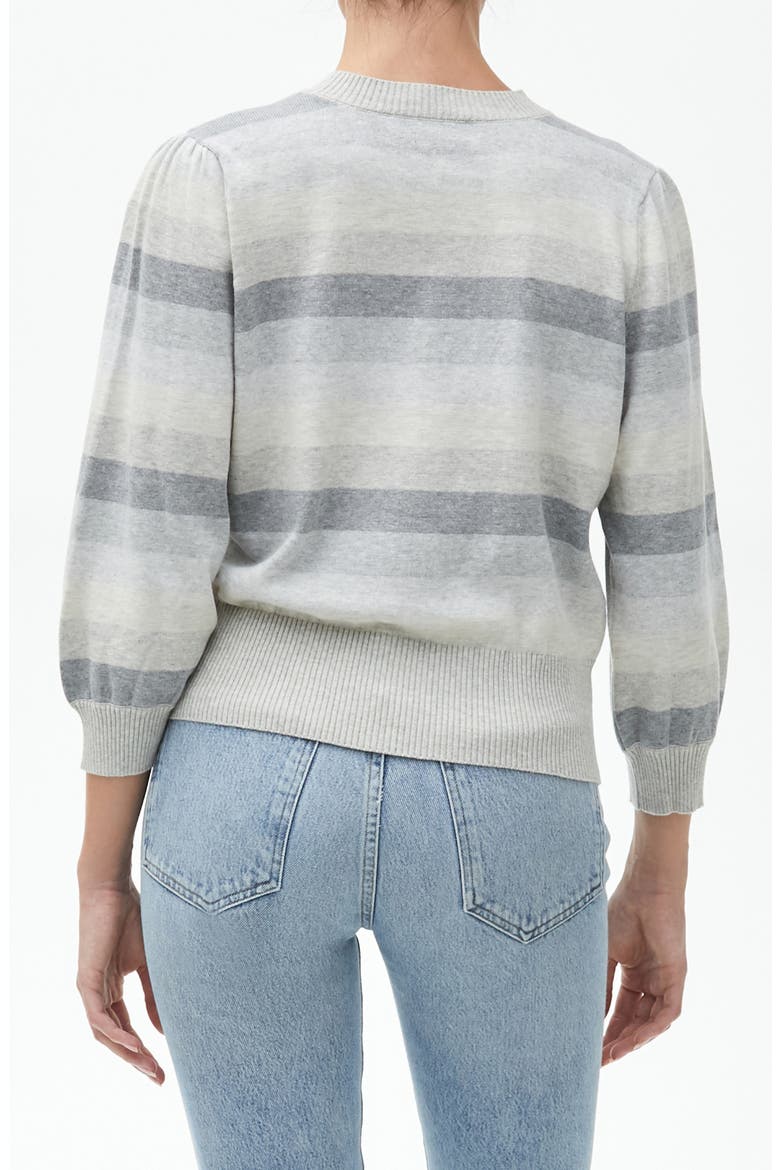 Dolly Stripe Puff Sleeve Sweater, Alternate, color, NEUTRAL COMBO
