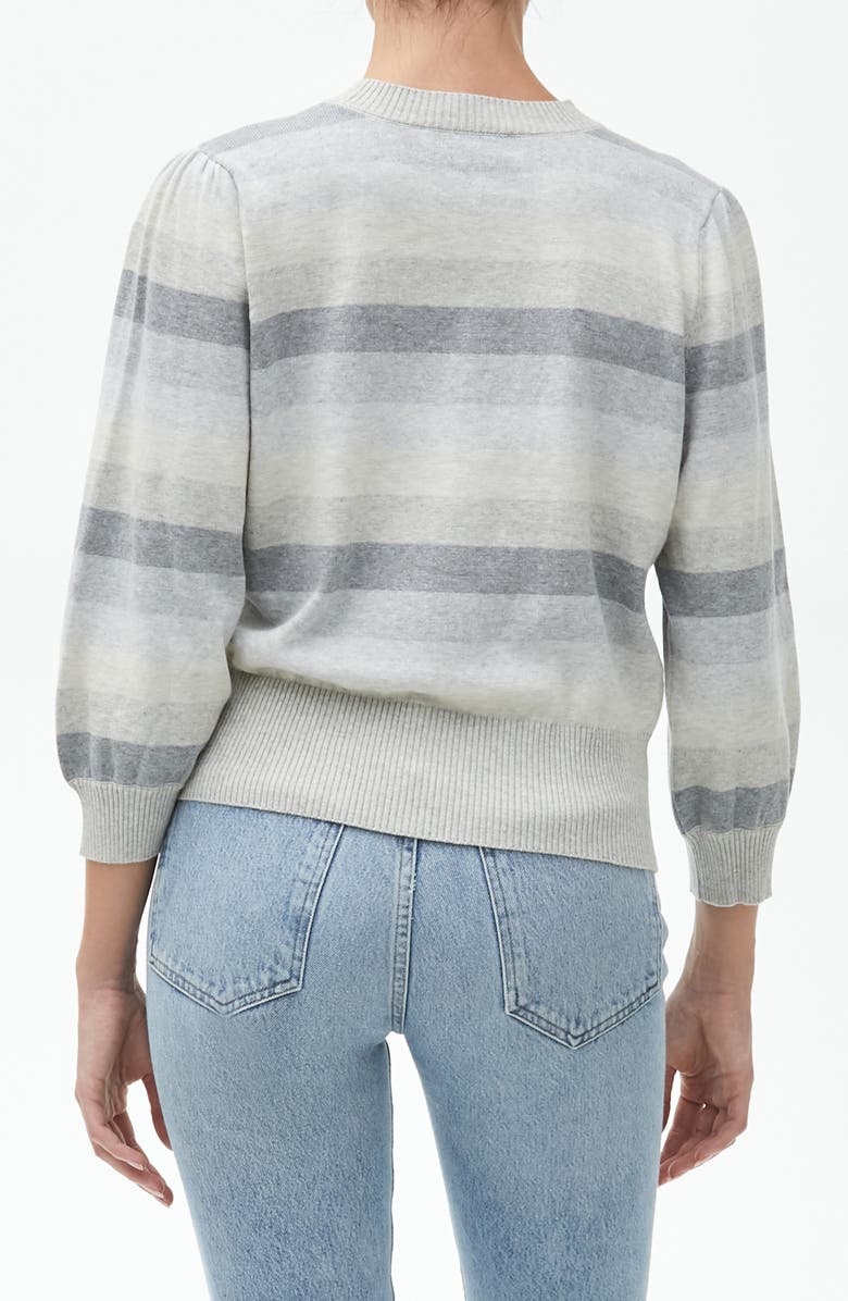 Michael Stars Dolly Stripe Puff Sleeve Sweater, Alternate, color,