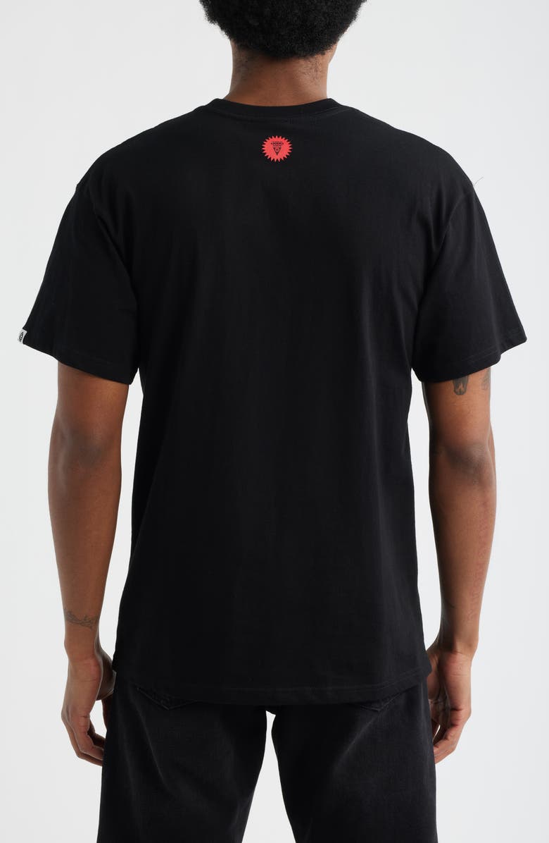 ICECREAM Catcha Tiger Cotton Graphic T-Shirt, Alternate, color, Black