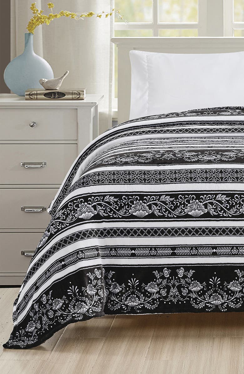 Luxury Home Ultrasoft Plush Throw Blanket, Alternate, color, Odelia