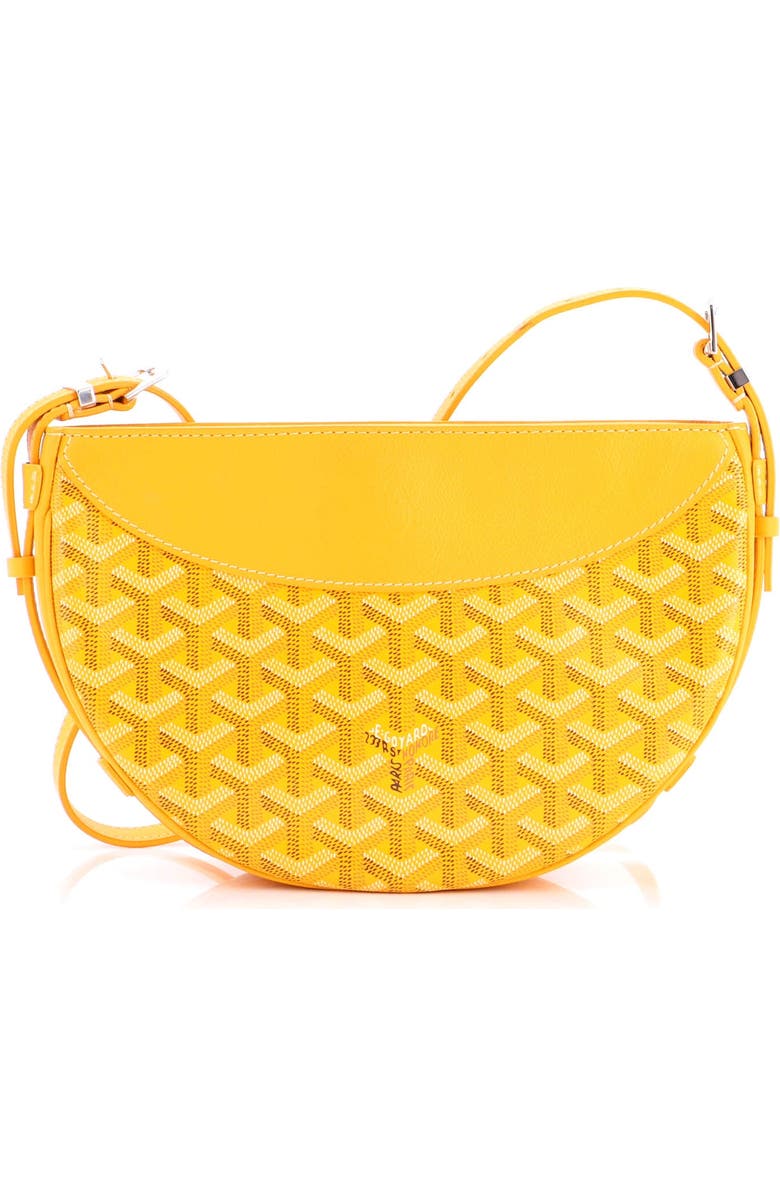 Pre-Owned Goyard Hirondelle Shoulder Bag Coated Canvas and Leather, Main, color, Orange