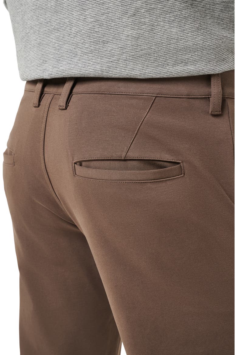 Legacy Stretchknit Flat Front Chinos, Alternate, color, CHOCOLATE BROWN