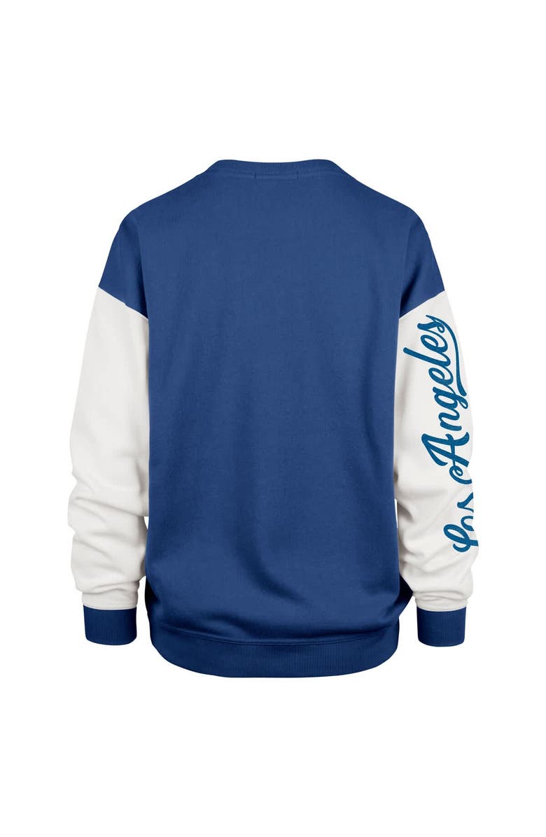 '47 Women's '47 Royal Los Angeles Rams Double Header Rise Andie Pullover Sweatshirt, Alternate, color, Royal