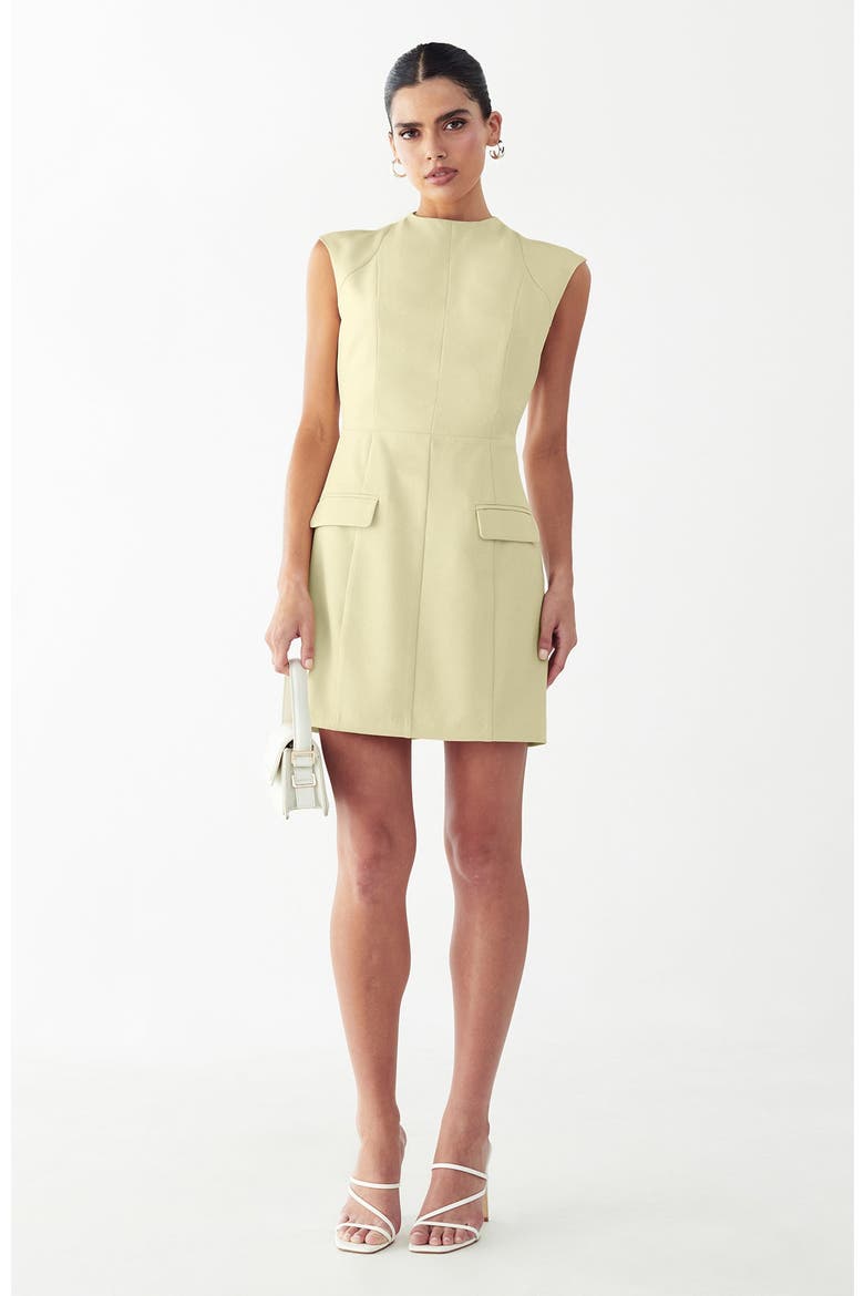 Isle Mini Dress, Alternate, color, Whipped Butter