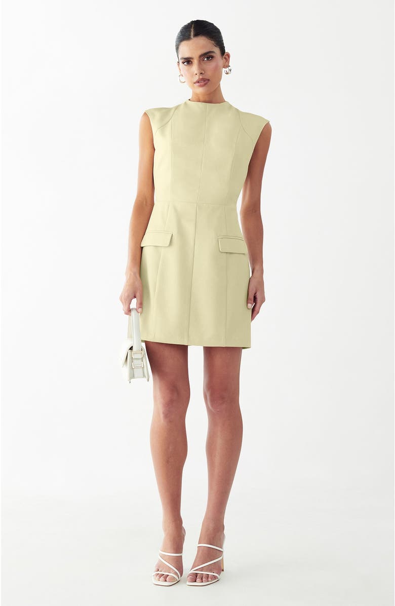 WILLA Isle Mini Dress, Alternate, color, Whipped Butter