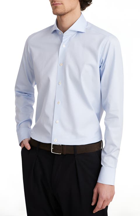 Modern Fit Luxury Twill Dress Shirt