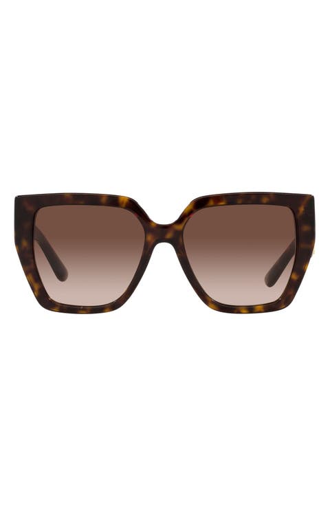 55mm Gradient Square Sunglasses