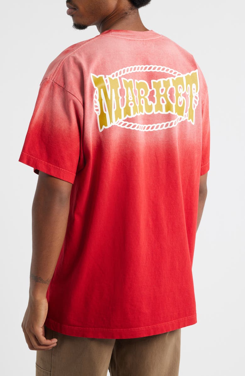 MARKET Saloon Cotton Graphic T-Shirt, Alternate, color, Salsa