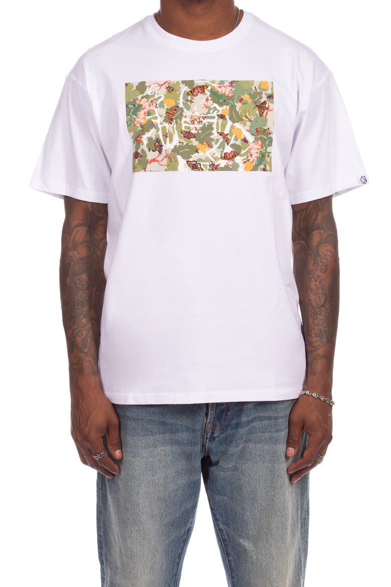 Astro Bugs Graphic T-Shirt, Main, color, WHITE