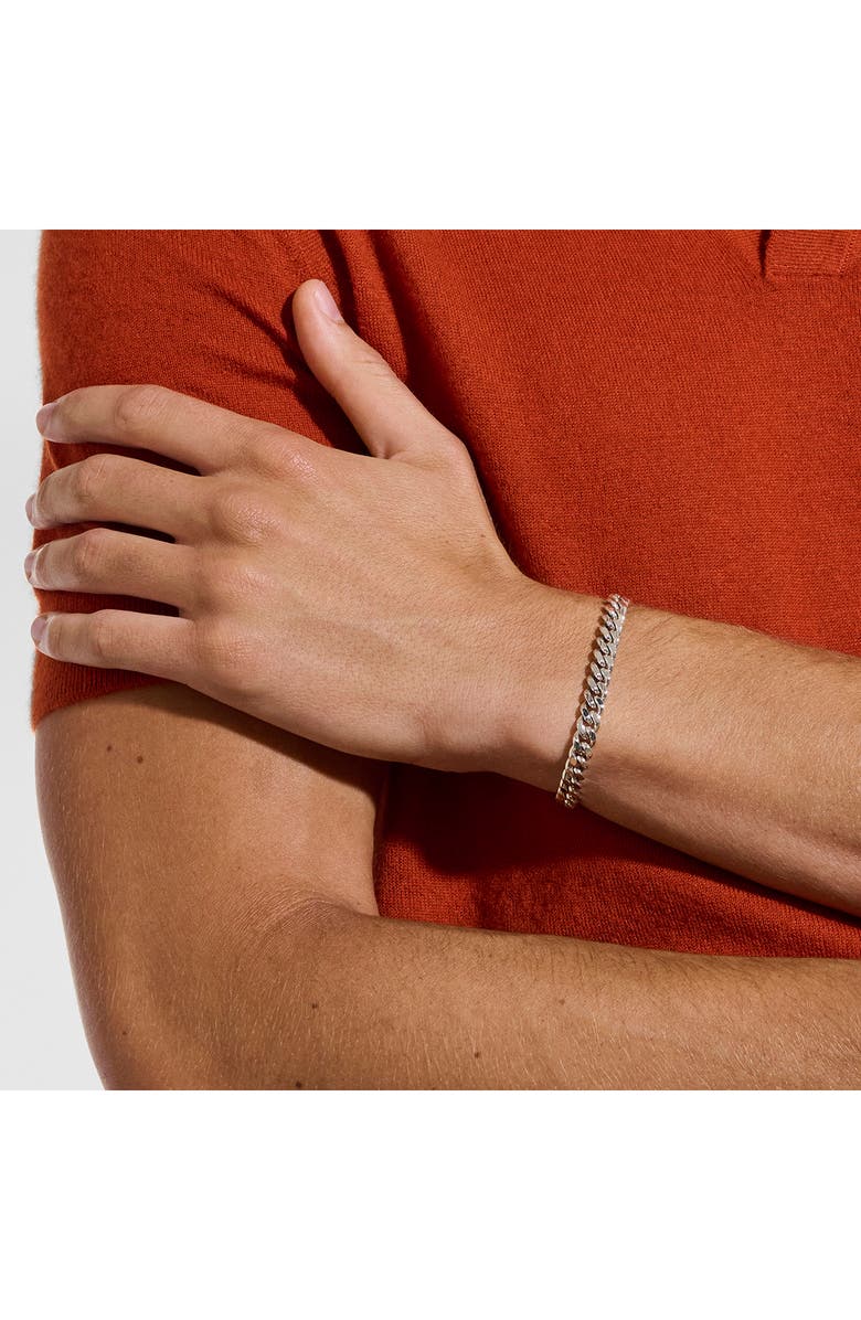 John Hardy Curb Chain Bracelet, 7mm, Alternate, color, Sterling Silver