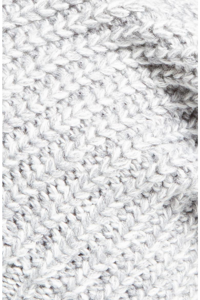Pom Knit Beanie, Alternate, color, GREY