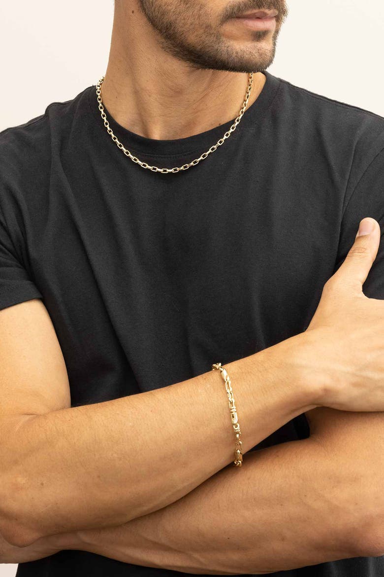 Men's Samson Link Chain in 10K Gold, Alternate, color, 10K Yellow Gold