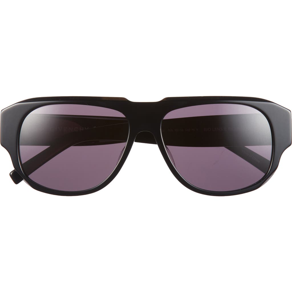 Givenchy Gv Day 54mm Geometric Sunglasses In Black