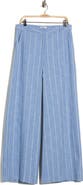 L'AGENCE Pilar Pinstripe High Waist Wide Leg Pants
