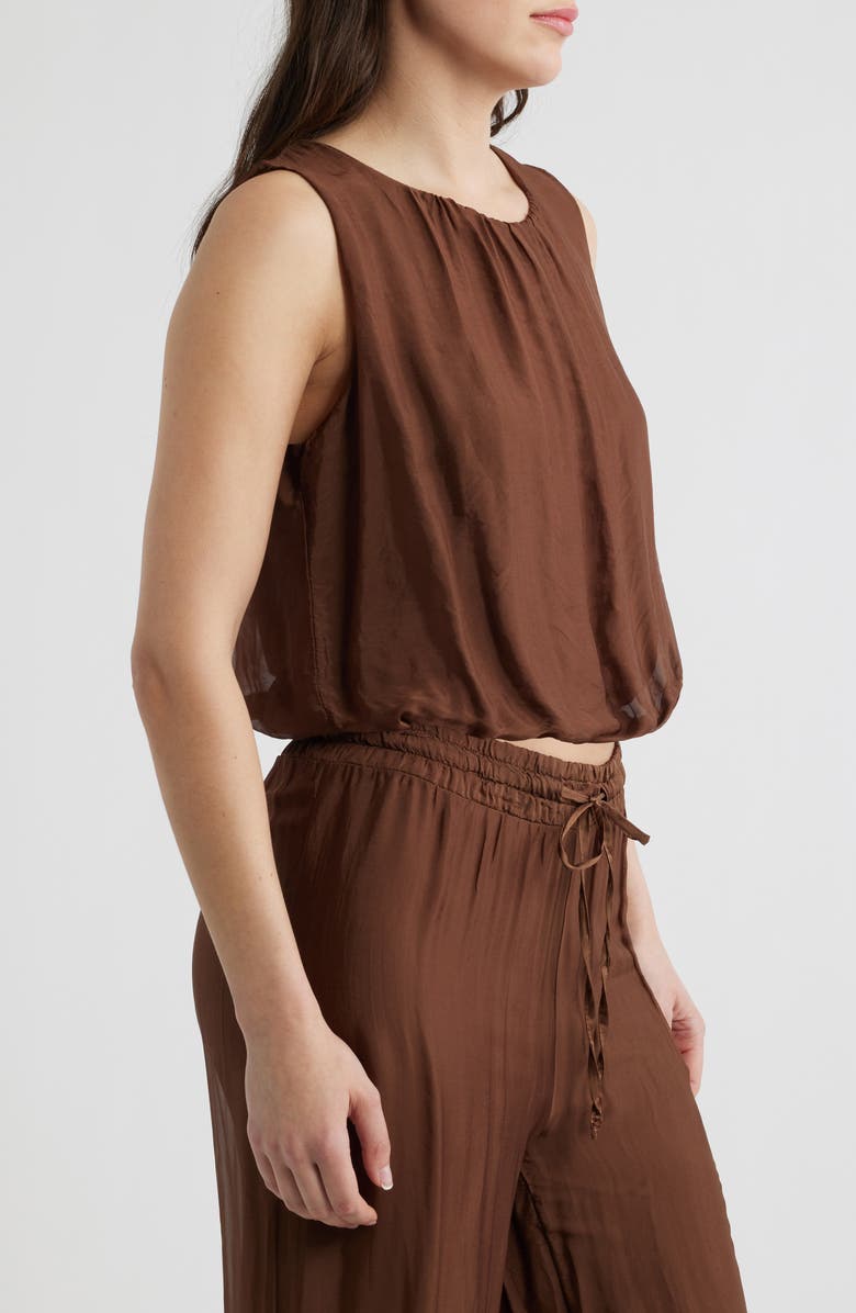 DELUC Strada Bubble Sleeveless Top, Alternate, color, 