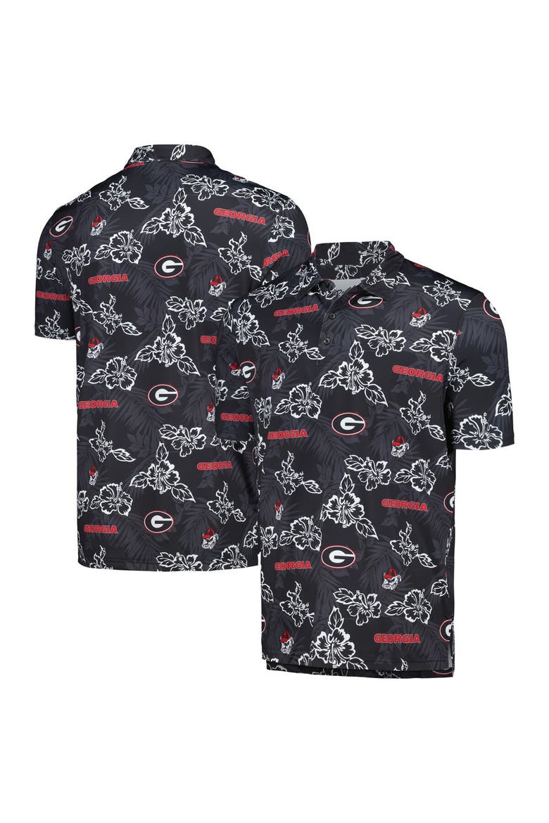 Men's Reyn Spooner Black Georgia Bulldogs Performance Polo, Alternate, color, Black