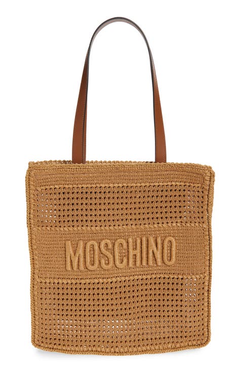 Logo Woven Shopper Tote