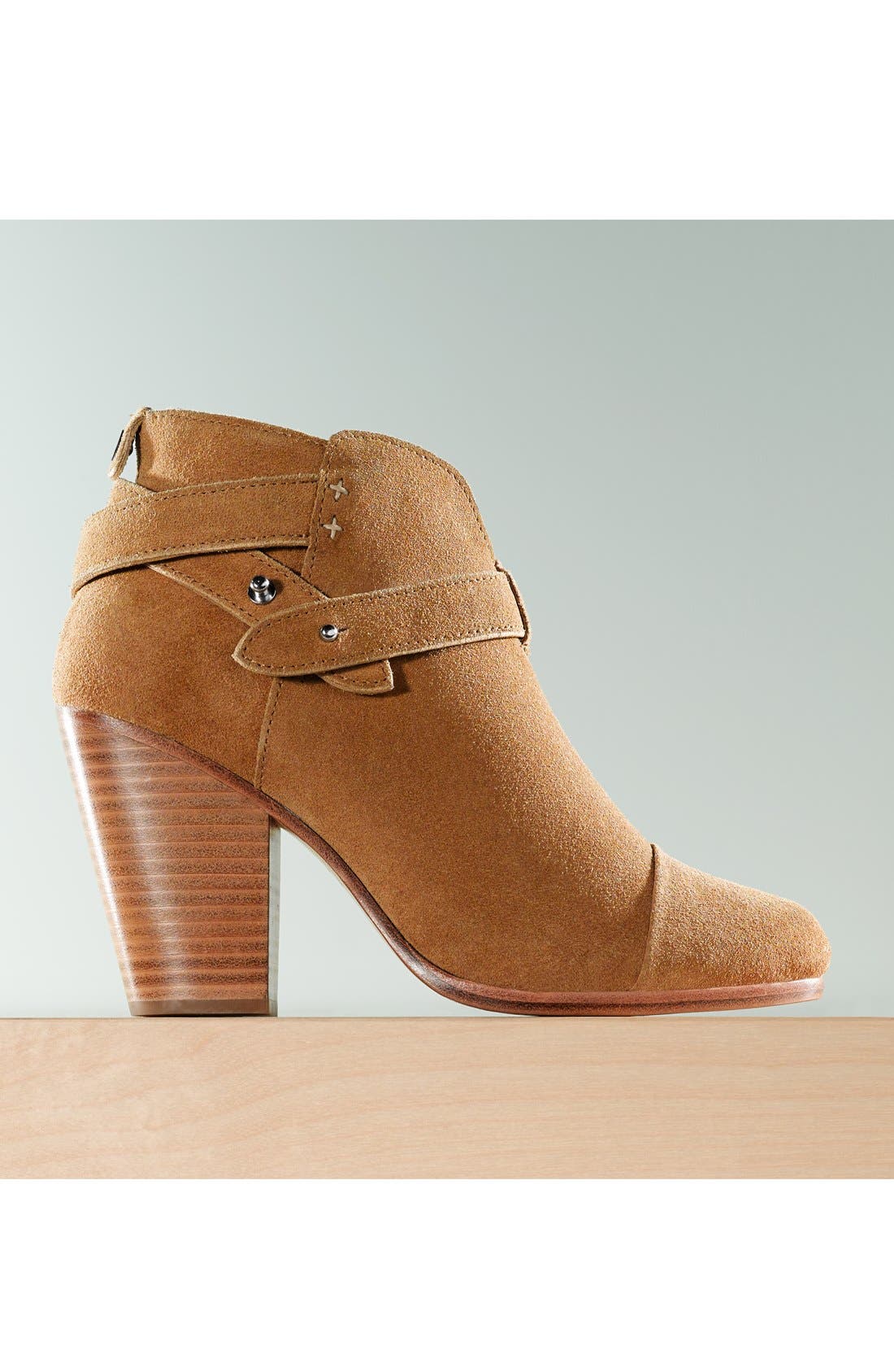 'Harrow' Suede Bootie, Alternate, color, HAZEL