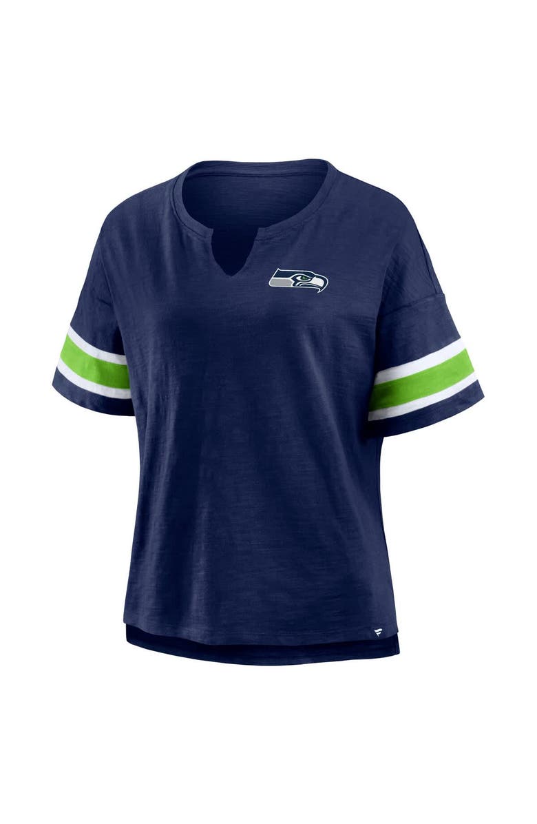 FANATICS Women's Fanatics College Navy Seattle Seahawks Redzone Curl Route T-Shirt, Alternate, color, 