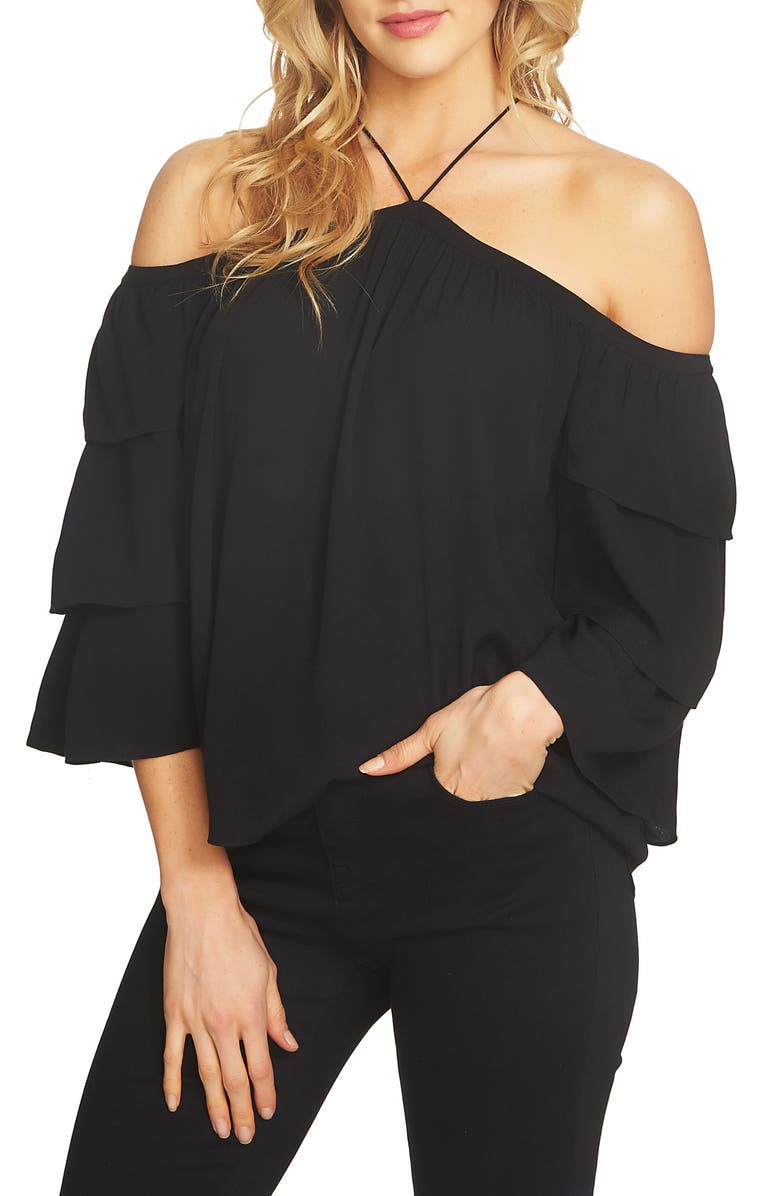 1.STATE Cold Shoulder Blouse, Main, color, 