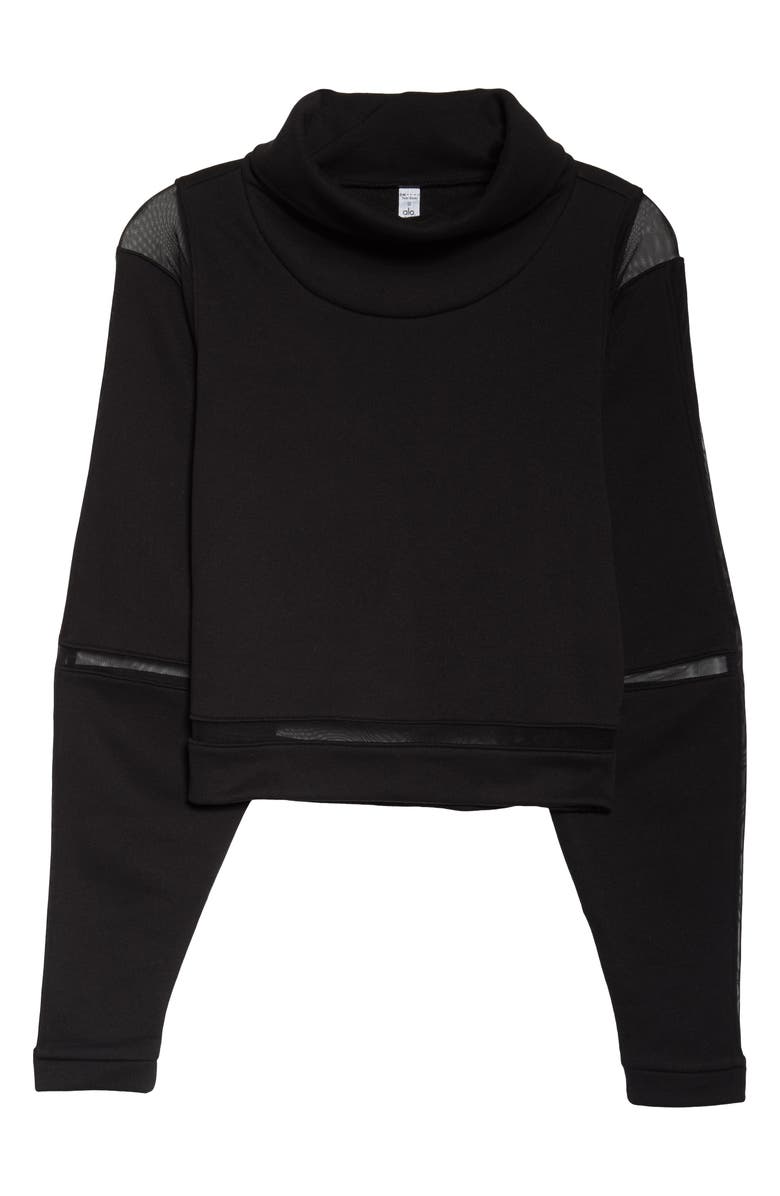 Alo Advanced Funnel Neck Pullover, Alternate, color, 