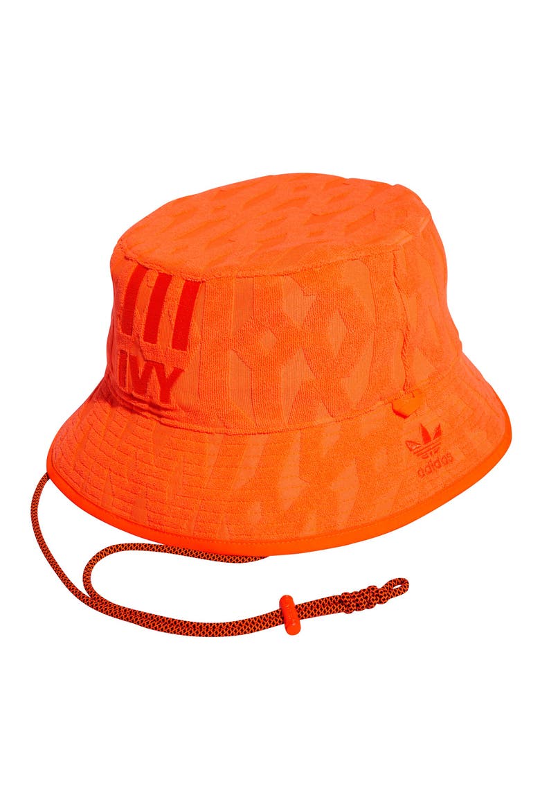 Unisex Reversible Bucket Hat, Main, color, SOLAR ORANGE/ WHITE