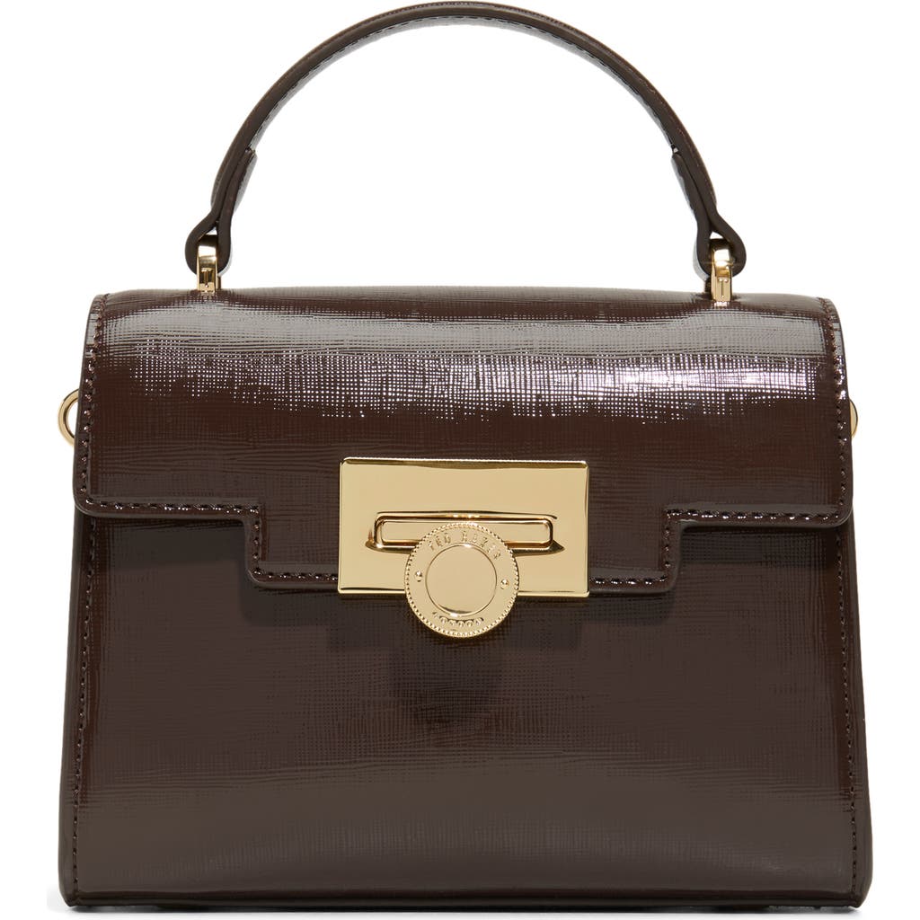 Ted Baker Lili Top Handle Satchel In Brown