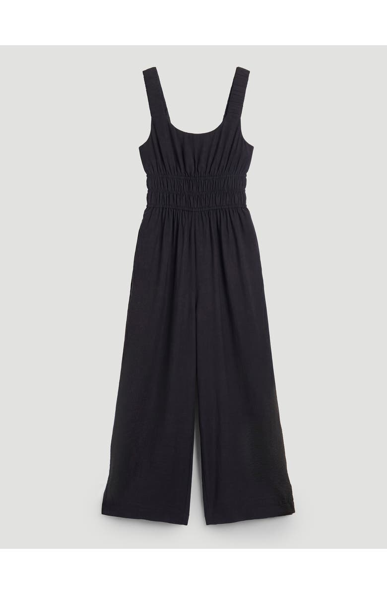 Hush Wrenna Gathered Straps Airflow Jumpsuit, Alternate, color, Black