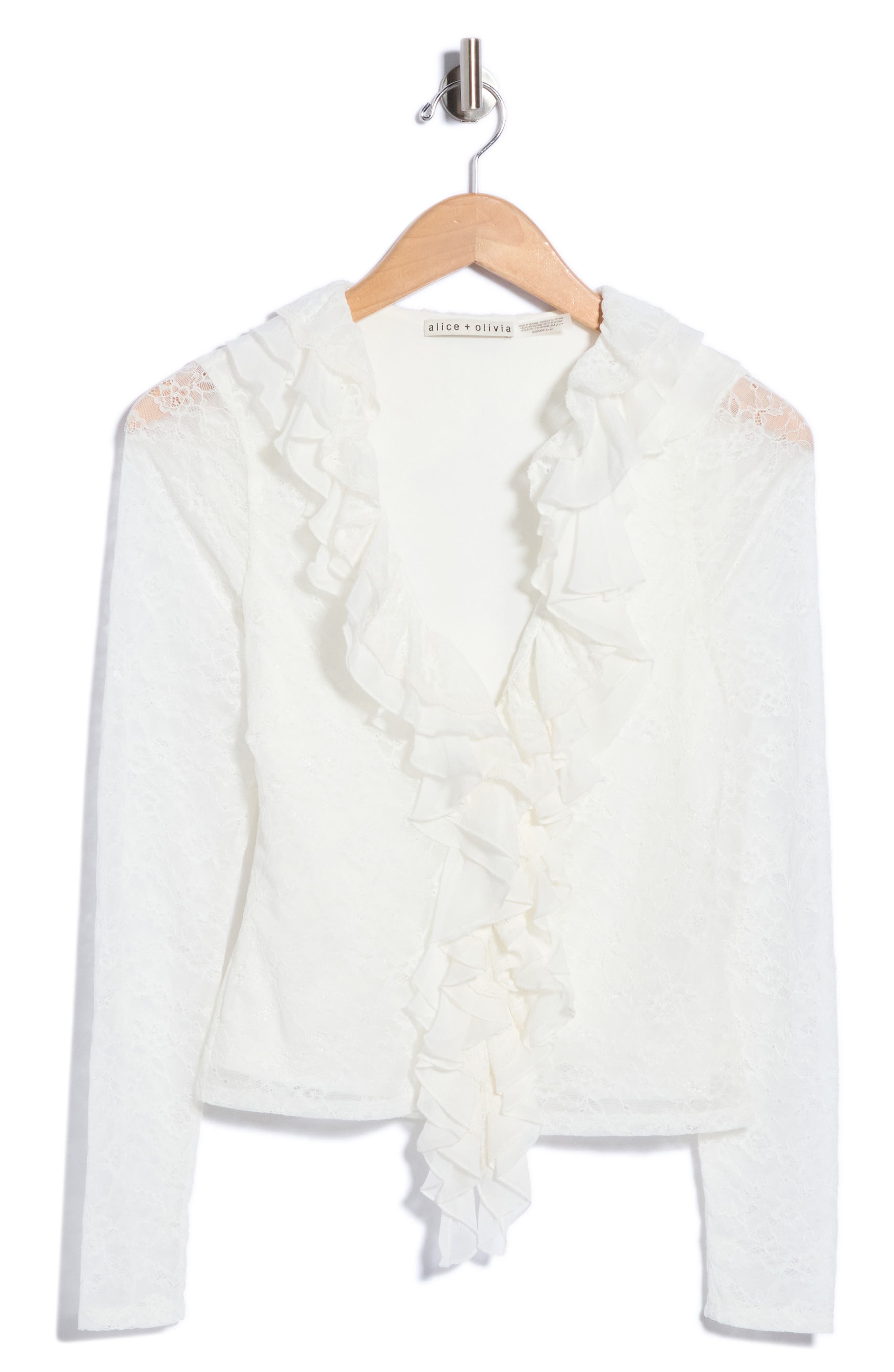 Yara Ruffle Lace Top