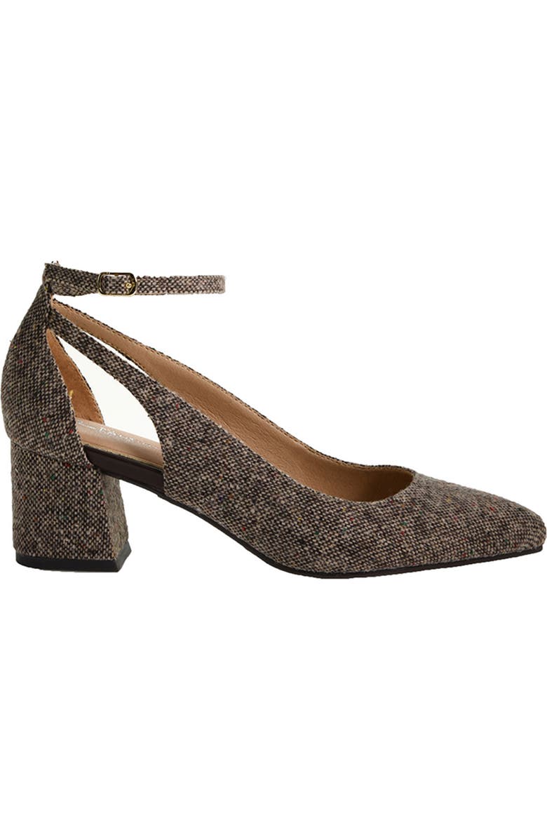 CL BY LAUNDRY Adorable Tweed Ankle Strap Pump, Alternate, color,