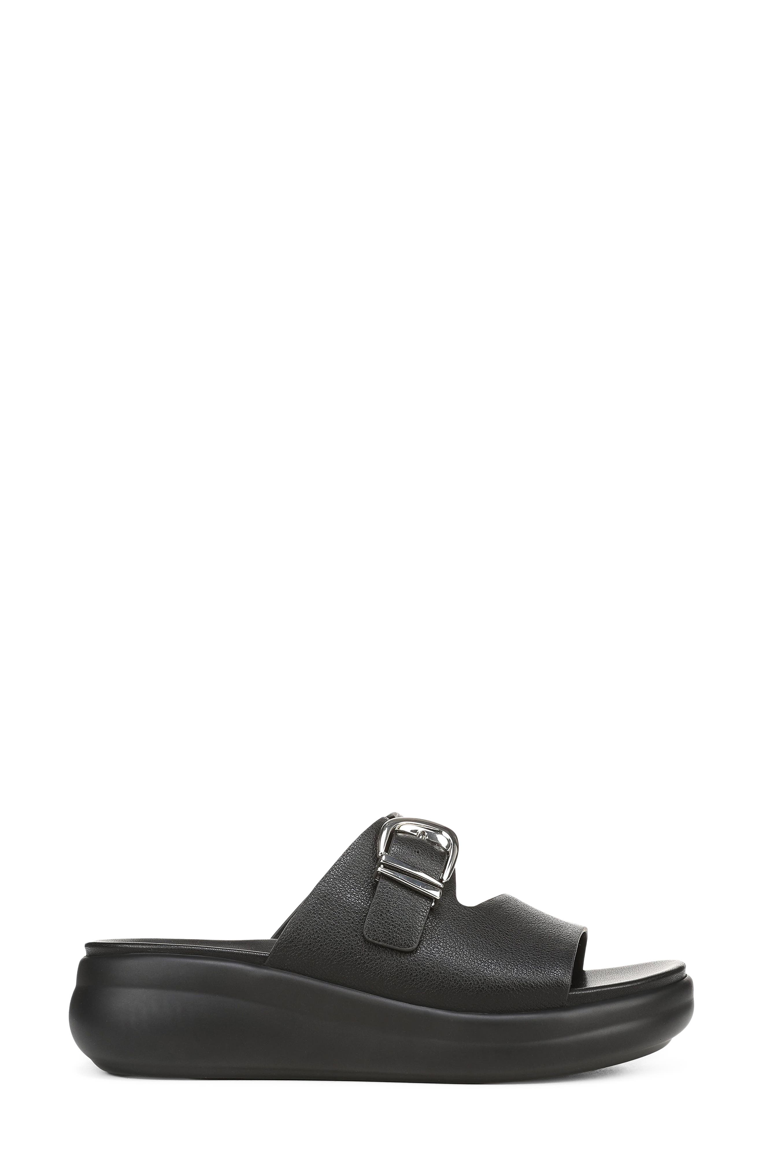 Calista Slide Sandal, Alternate, color, BLACK