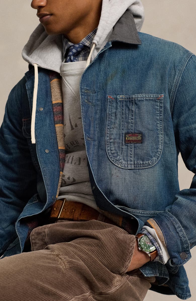 Polo Ralph Lauren Denim Utility Jacket, Alternate, color, 