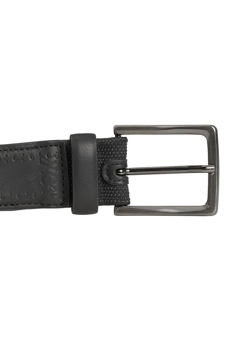 Johnston & Murphy XC4 Perforated Leather Belt, Alternate, color,
