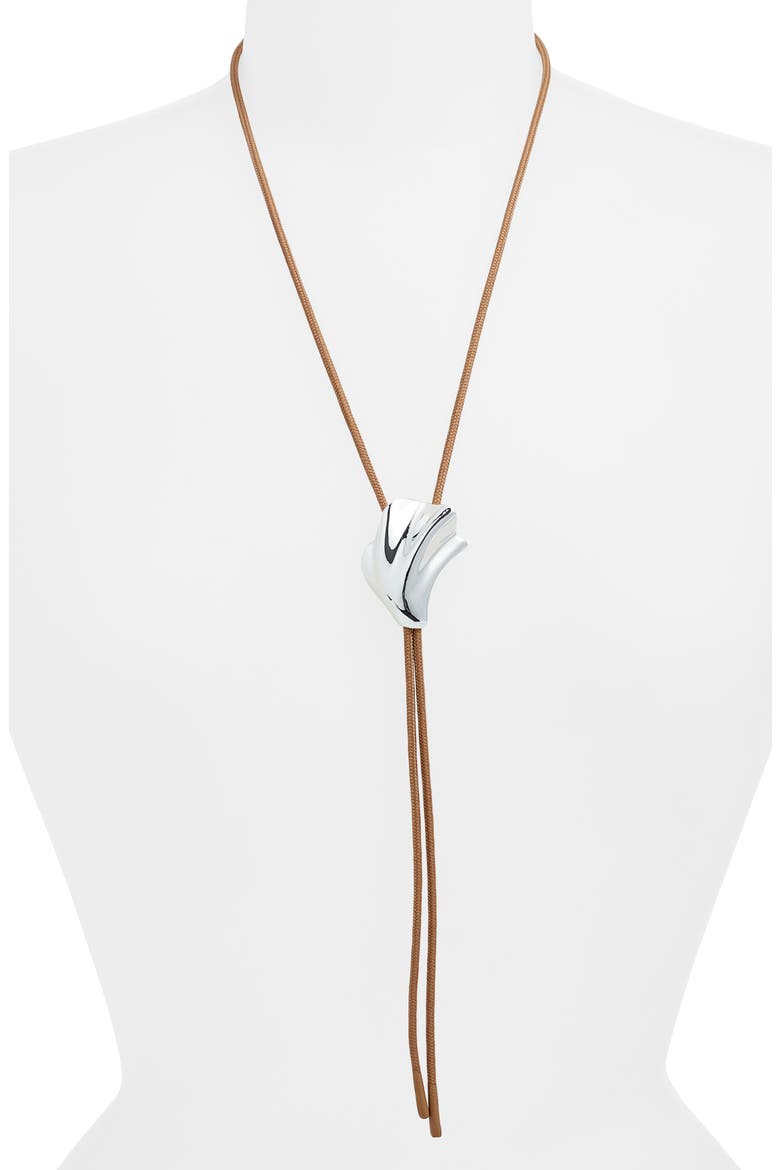 Lydia Bolo Tie, Alternate, color, HIGH POLISH SILVER