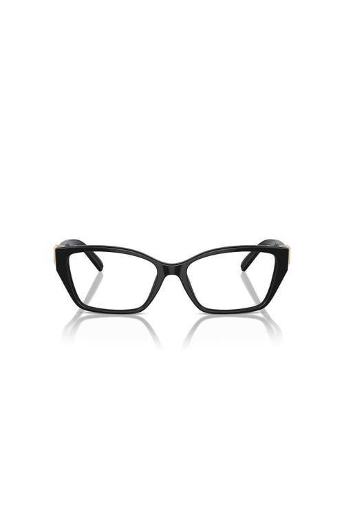 Tiffany & Co . 54mm Rectangle Optical Glasses In Black