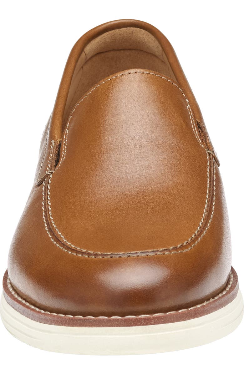 Johnston & Murphy Kids' Upton Venetian Loafer, Alternate, color, Tan Full Grain