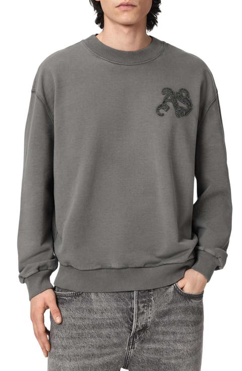 Insignia Graphic Appliqué Cotton Sweatshirt