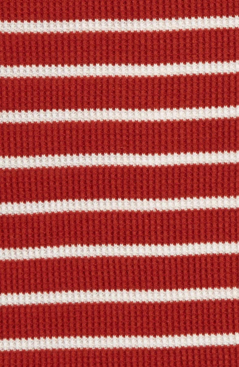 Something Navy Thermal Fitted Two-Piece Pajamas, Alternate, color,