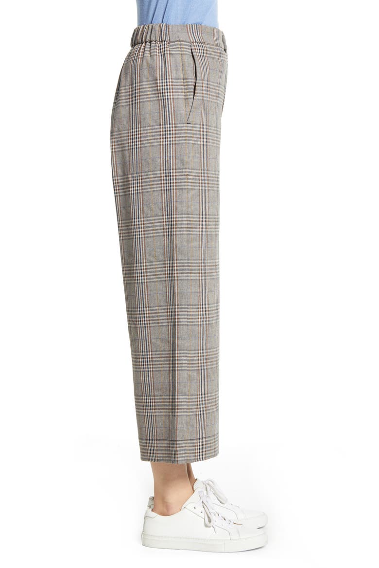 Huston Menswear Plaid Pull-On Pants, Alternate, color, MULTICOLOR MENSWEAR PLAID